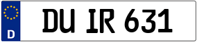 Truck License Plate